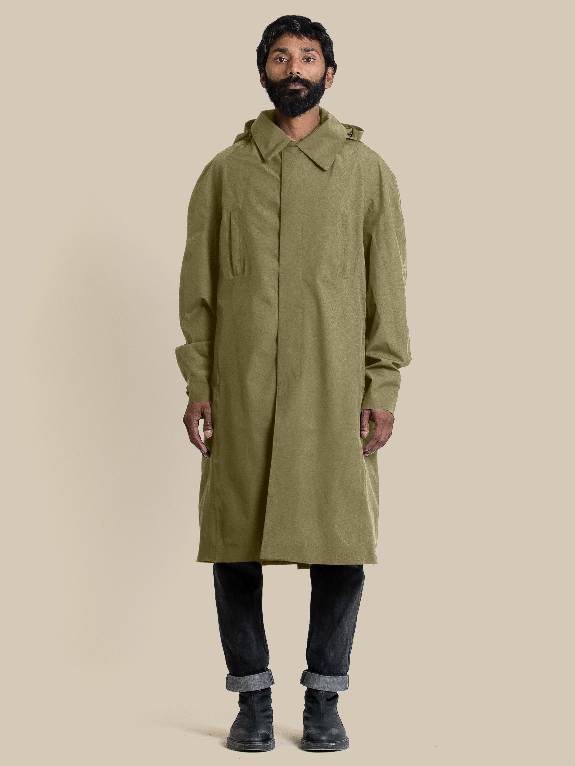 Fløyen Homme Knee Length / super-lightweight-melange-army-green