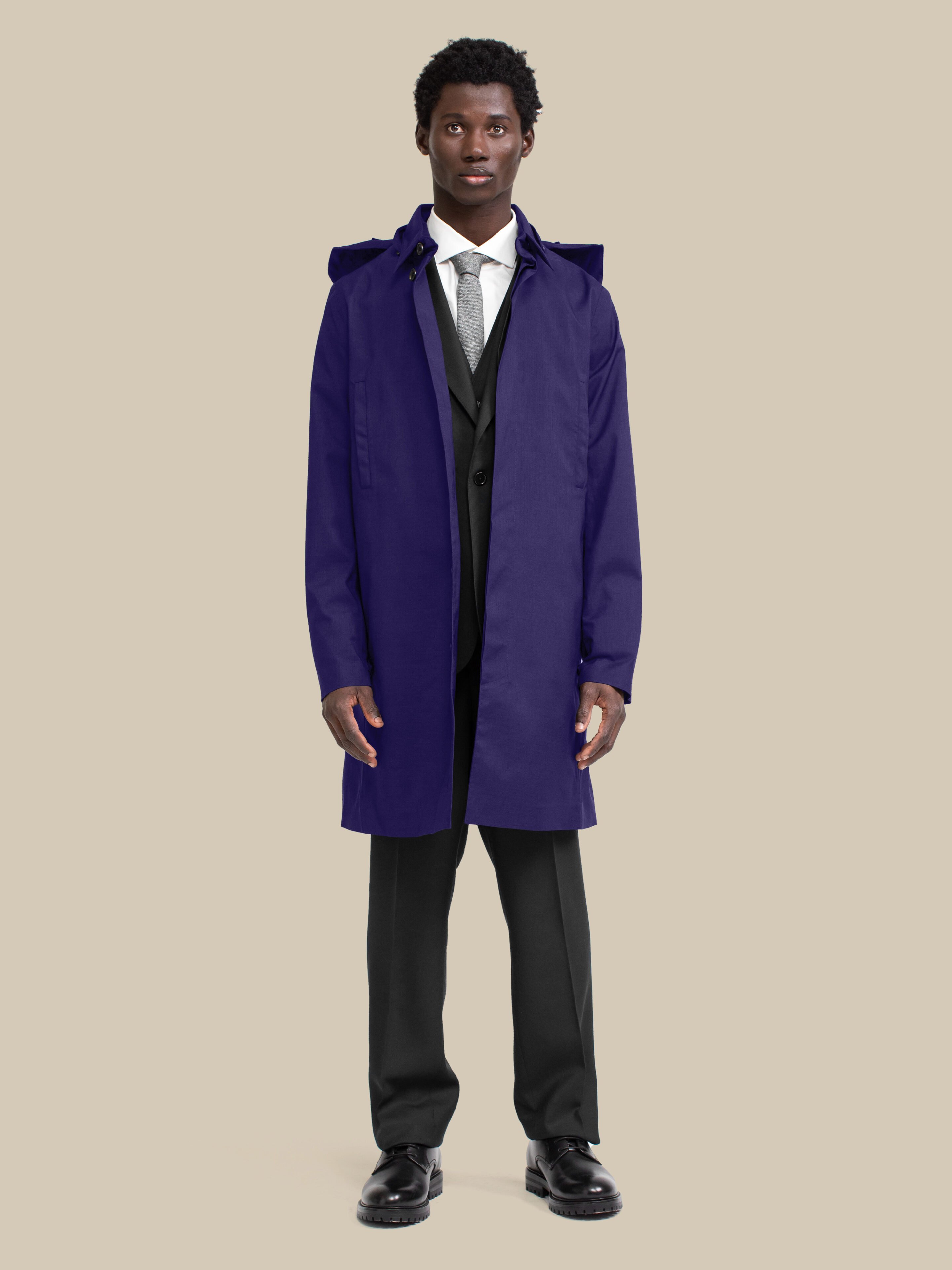 Single Breasted Homme / mixed-purple