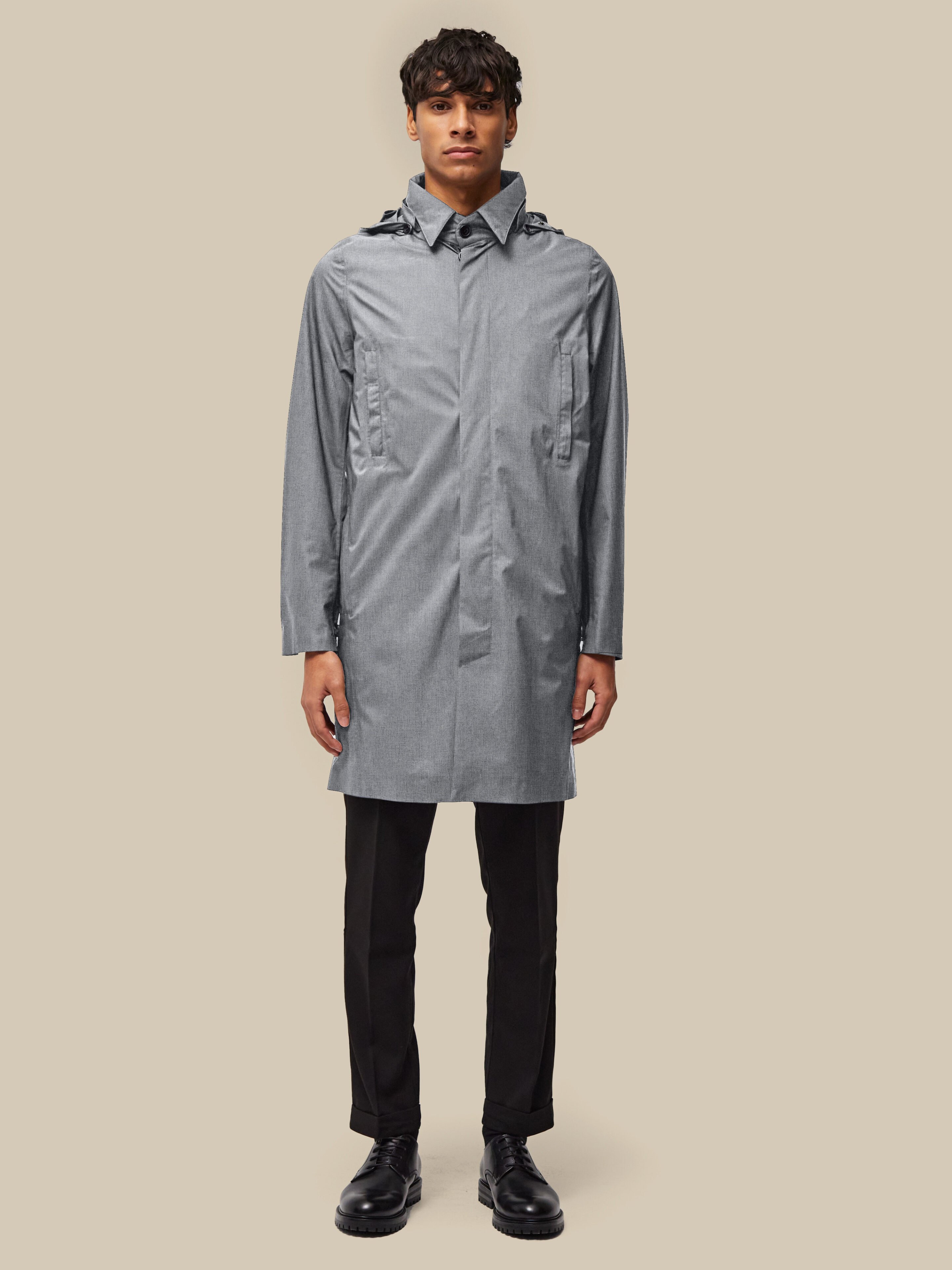 Single Breasted Homme / super-lightweight-melange-light-grey