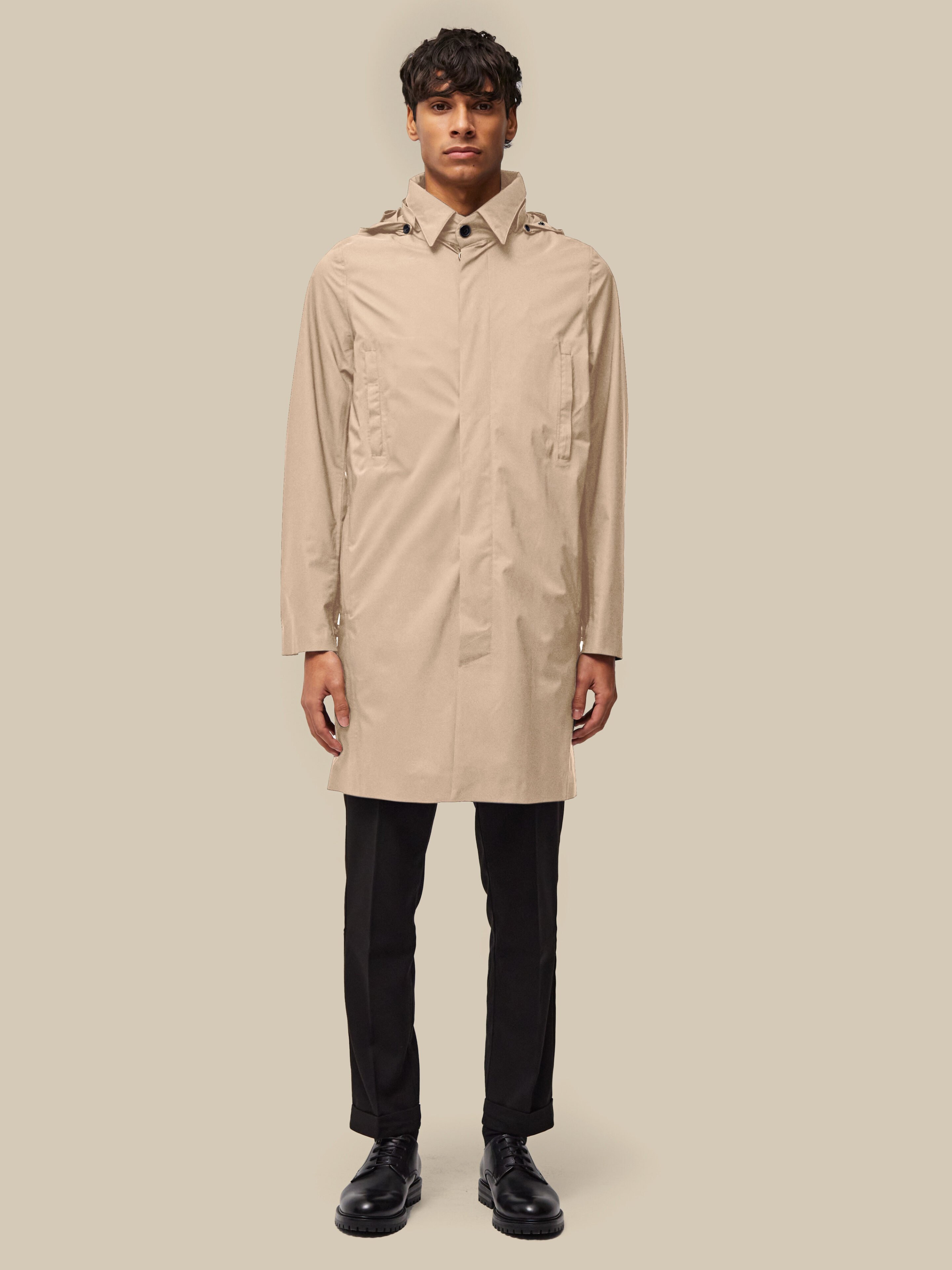 Single Breasted Homme / super-lightweight-melange-sand