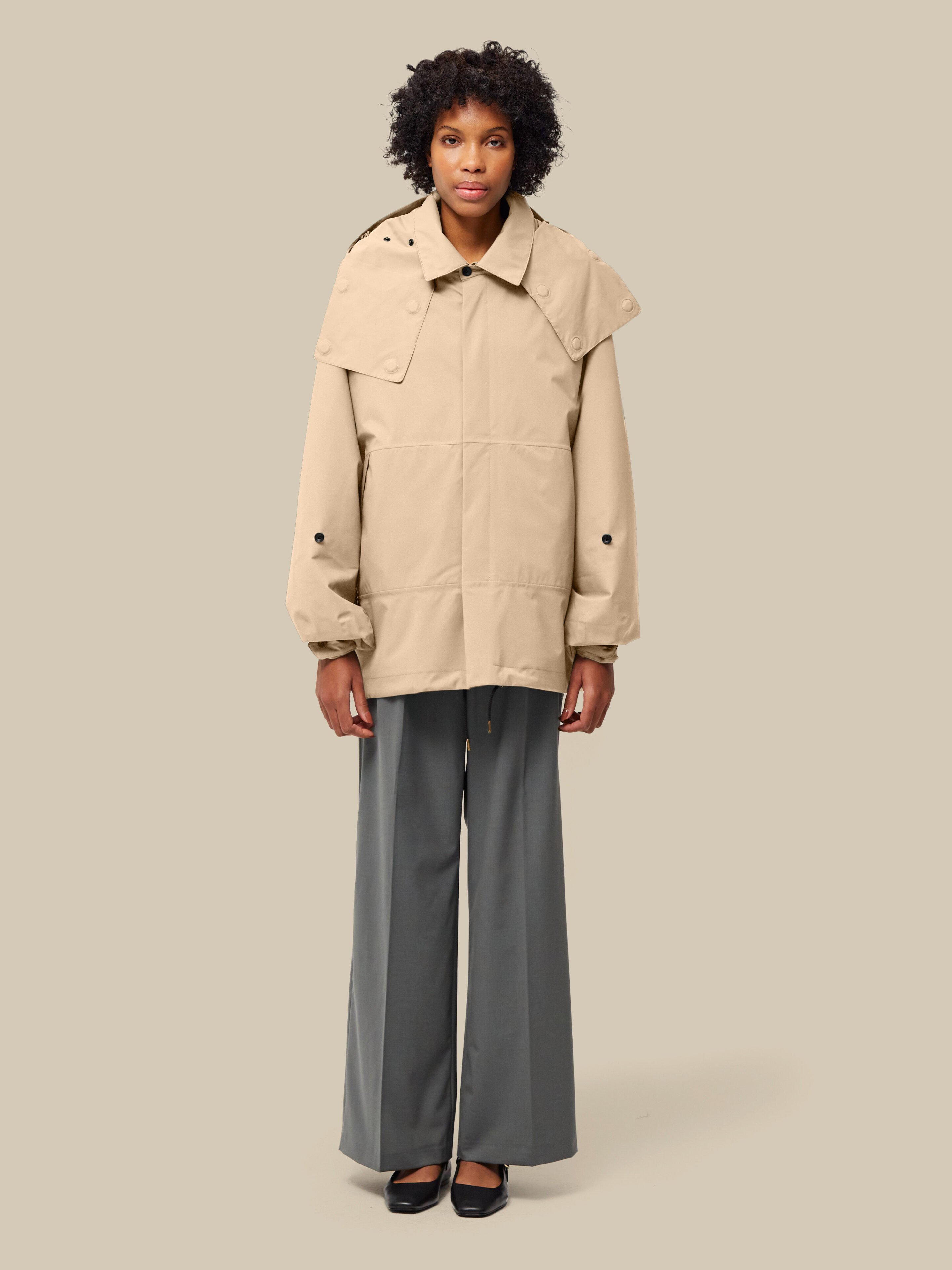 Harmattan Unisex Cropped / super-lightweight-melange-sand