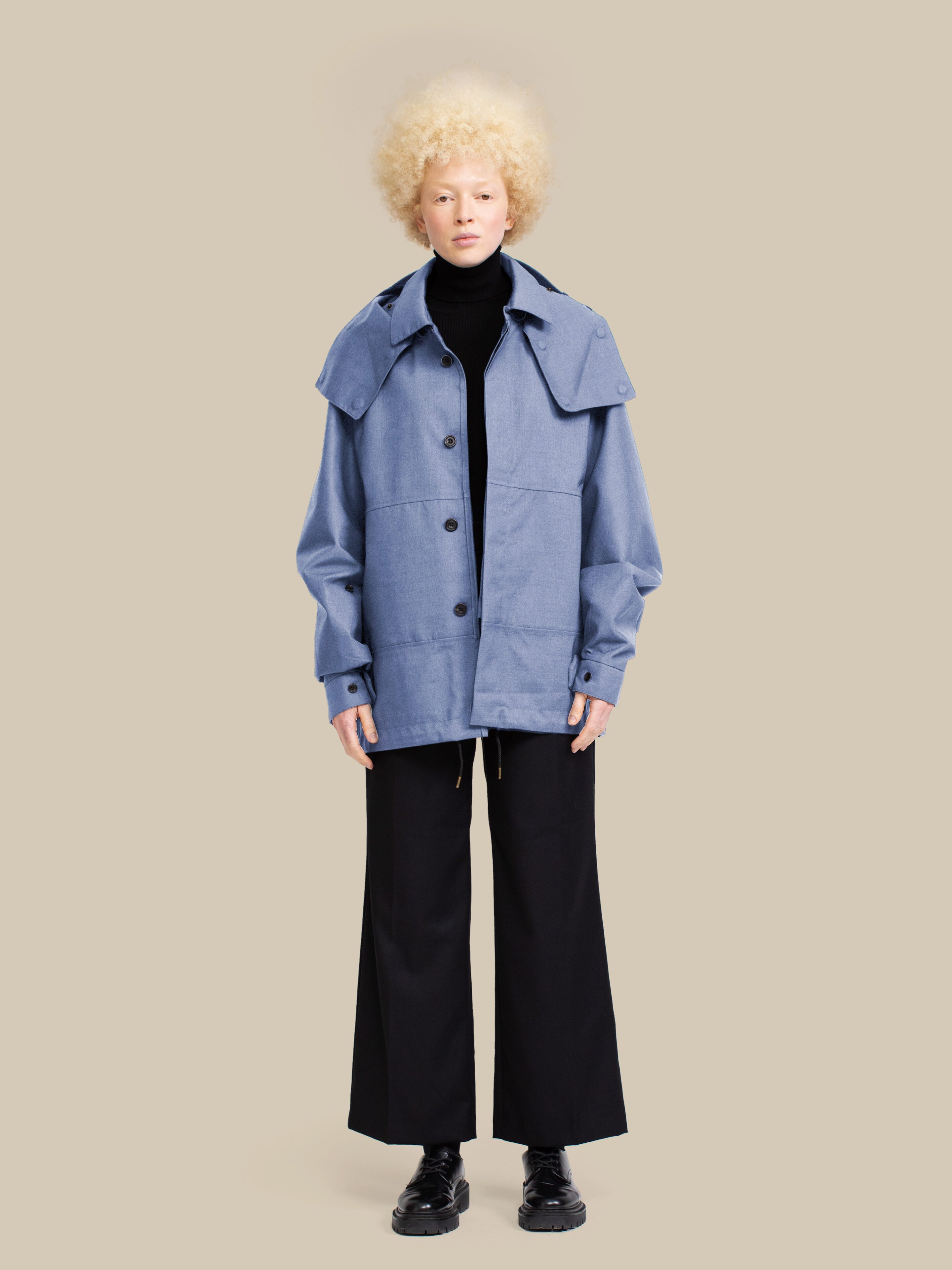 Harmattan Unisex Cropped / mixed-brunnera-blue