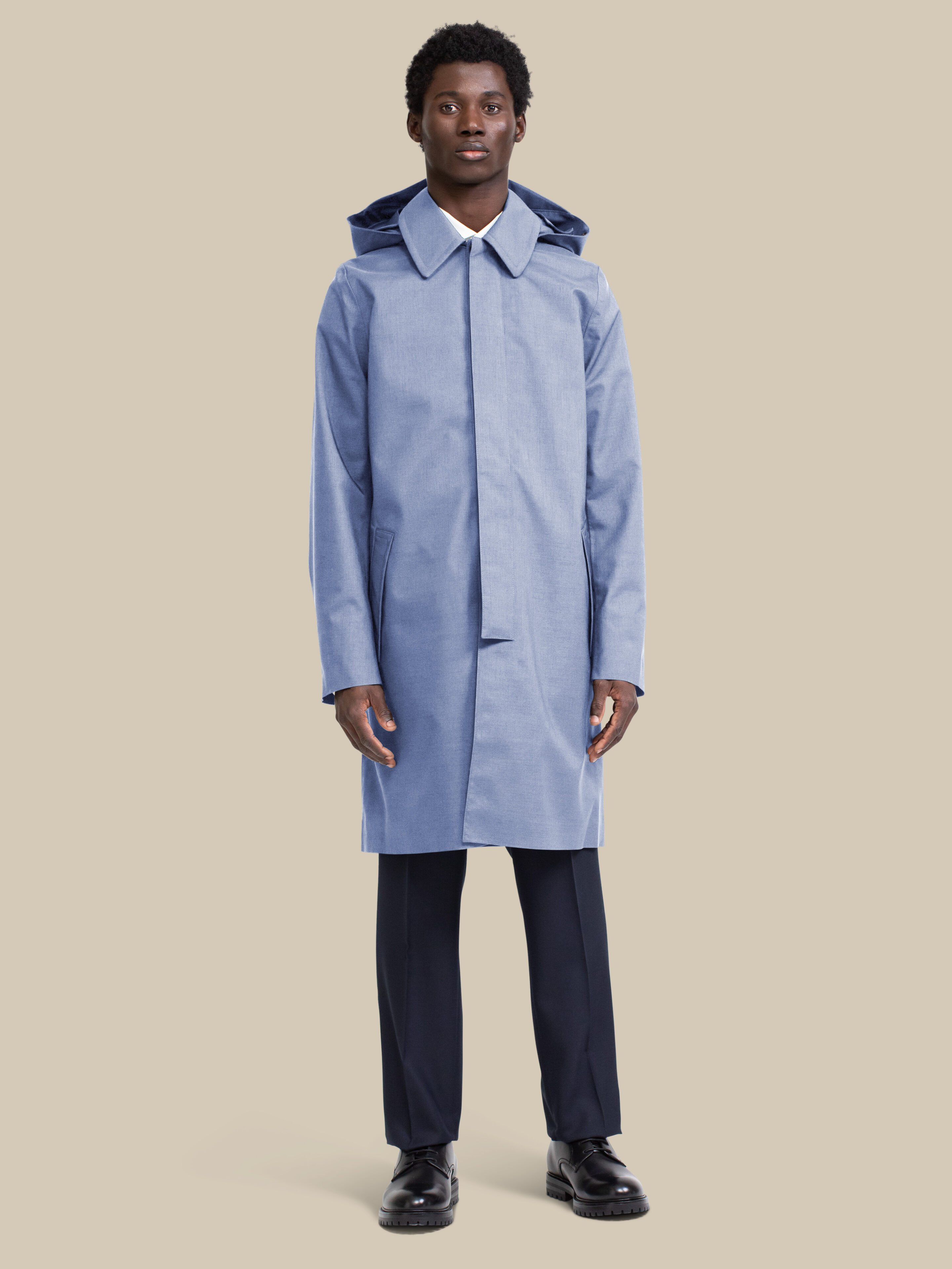 Walker Homme Mid Length / mixed-brunnera-blue